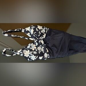 Floral Halter Swimsuit